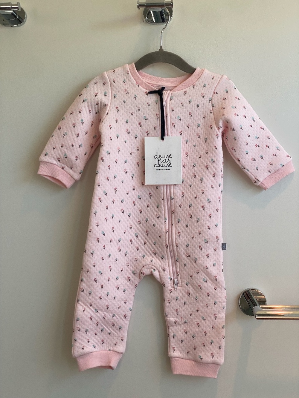Baby Mid-season plush outerwear pram suit